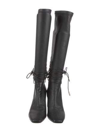 Daniella Shevel Leather Lace-Up Boots