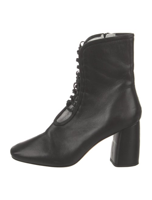Daniella Shevel Leather Lace-Up Boots