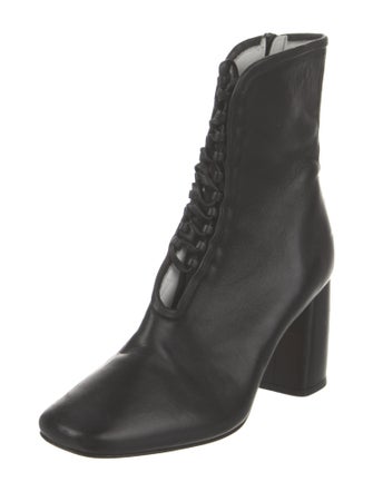Daniella Shevel Leather Lace-Up Boots