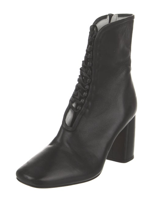 Daniella Shevel Leather Lace-Up Boots