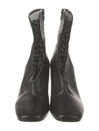 Daniella Shevel Leather Lace-Up Boots