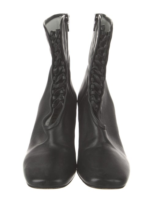 Daniella Shevel Leather Lace-Up Boots