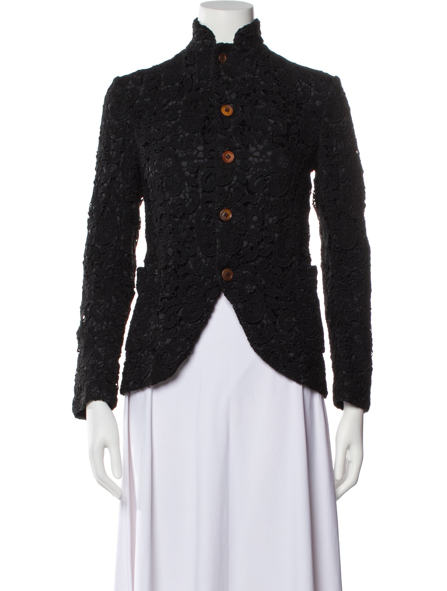 Comme des Garçons Comme des Garçons Lace Pattern Evening Jacket