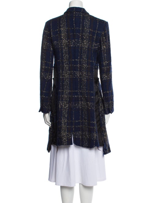 Comme des Garçons Comme des Garçons Cashwool Plaid Print Coat