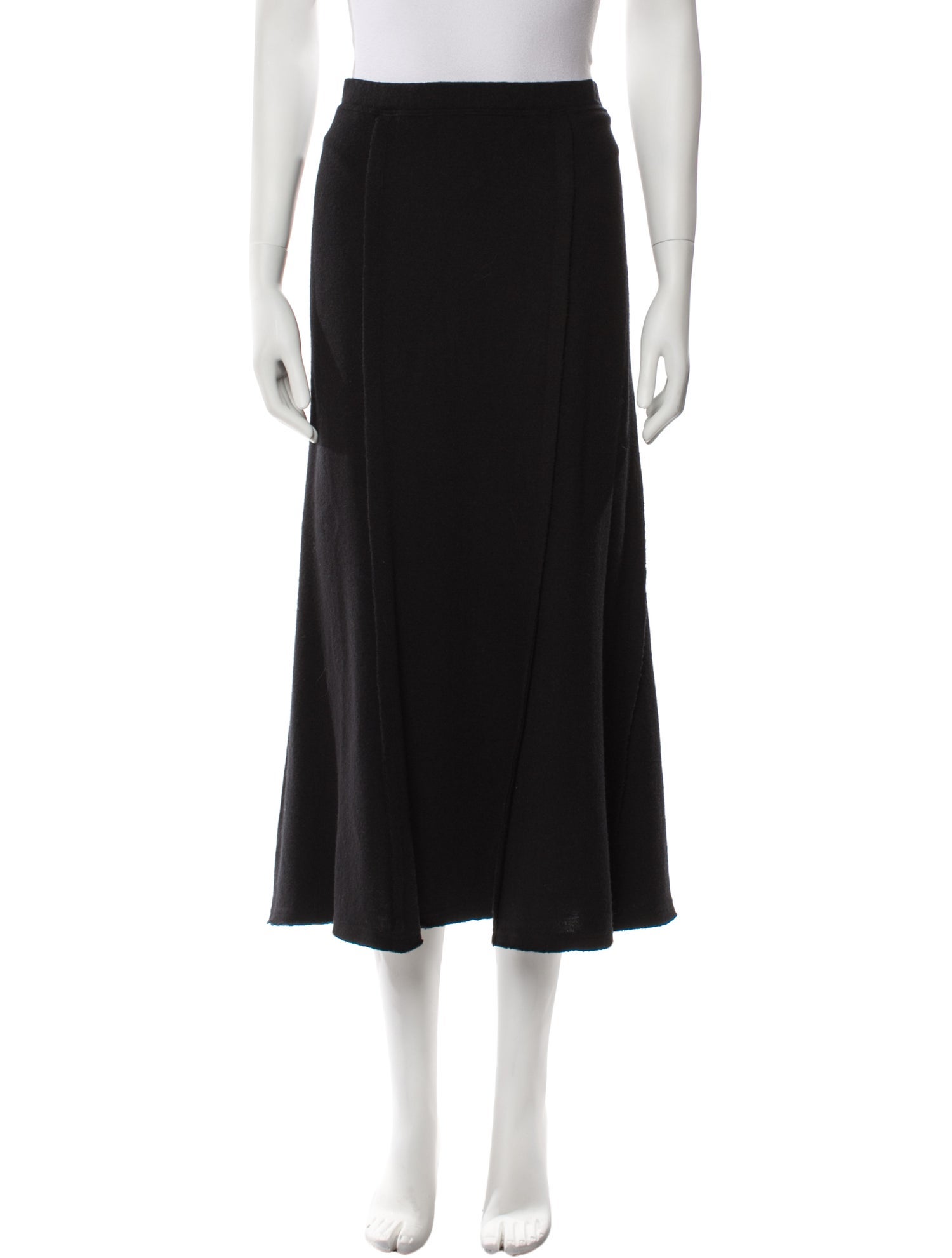 Comme des Garçons Comme des Garçons Wool Midi Length Skirt