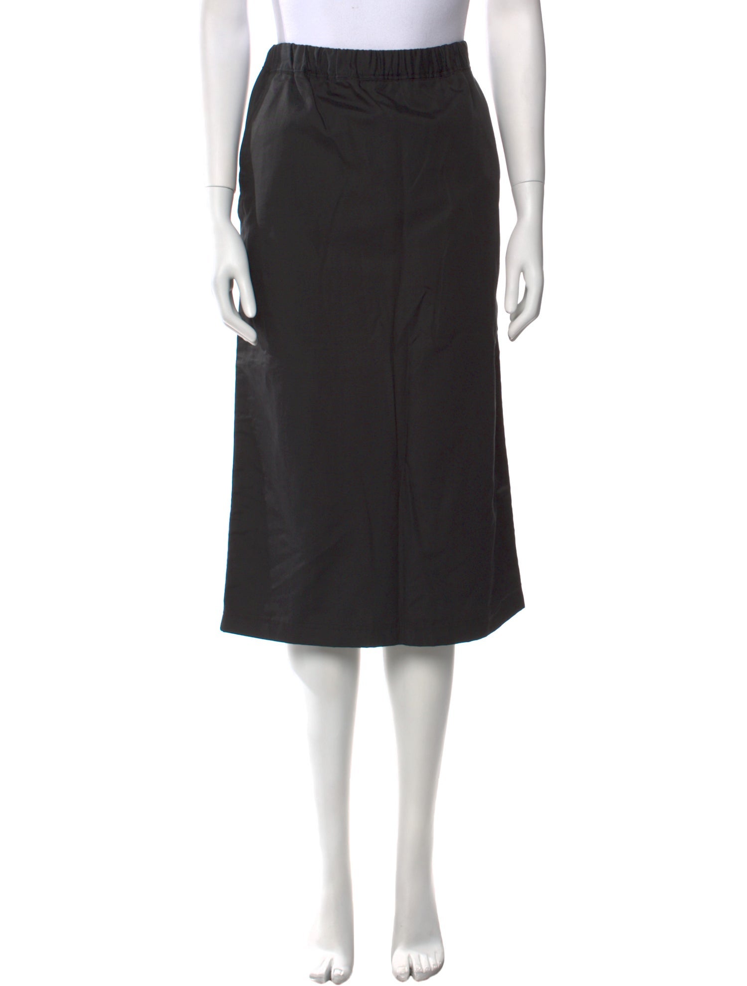 Comme des Garçons Comme des Garçons Raw-Edge Trim Midi Length Skirt