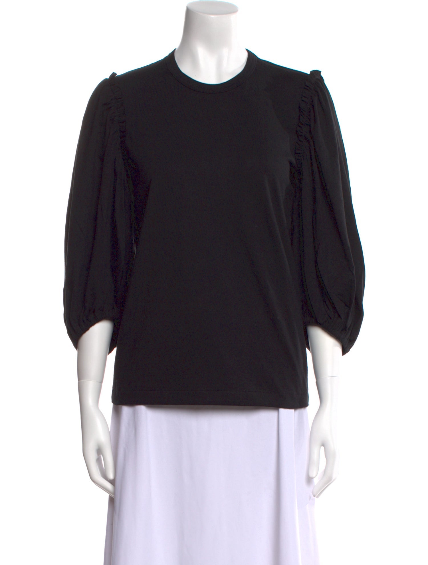 Comme des Garçons Comme des Garçons Crew Neck Three-Quarter Sleeve Top w/ Tags