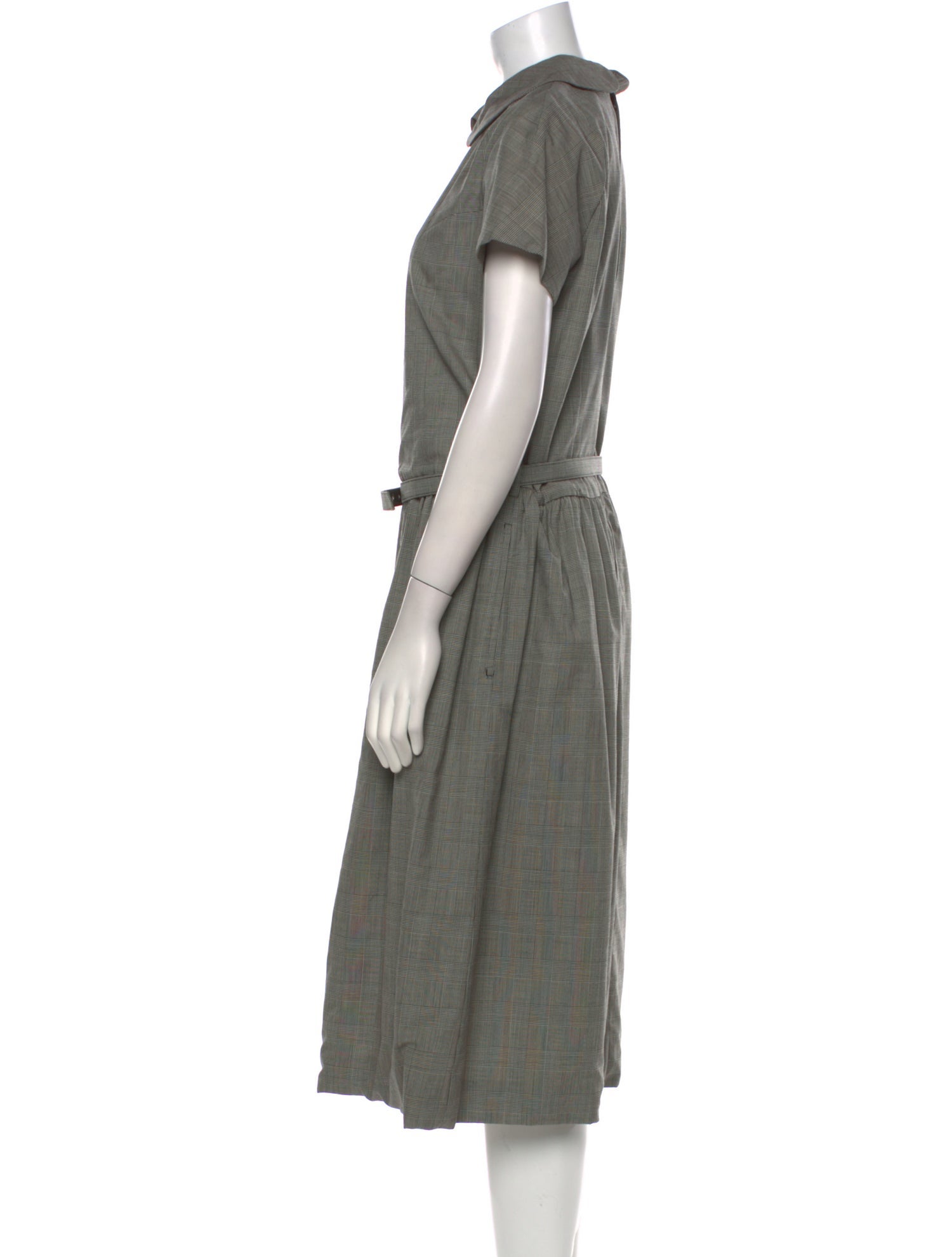 Comme des Garçons Comme des Garçons Wool Midi Length Dress