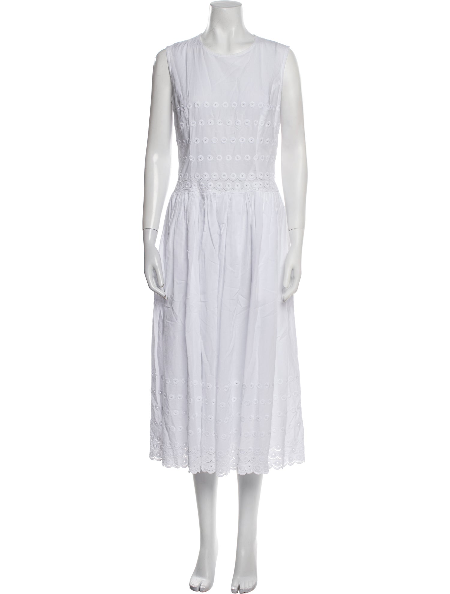Comme des Garçons Comme des Garçons Crew Neck Long Dress