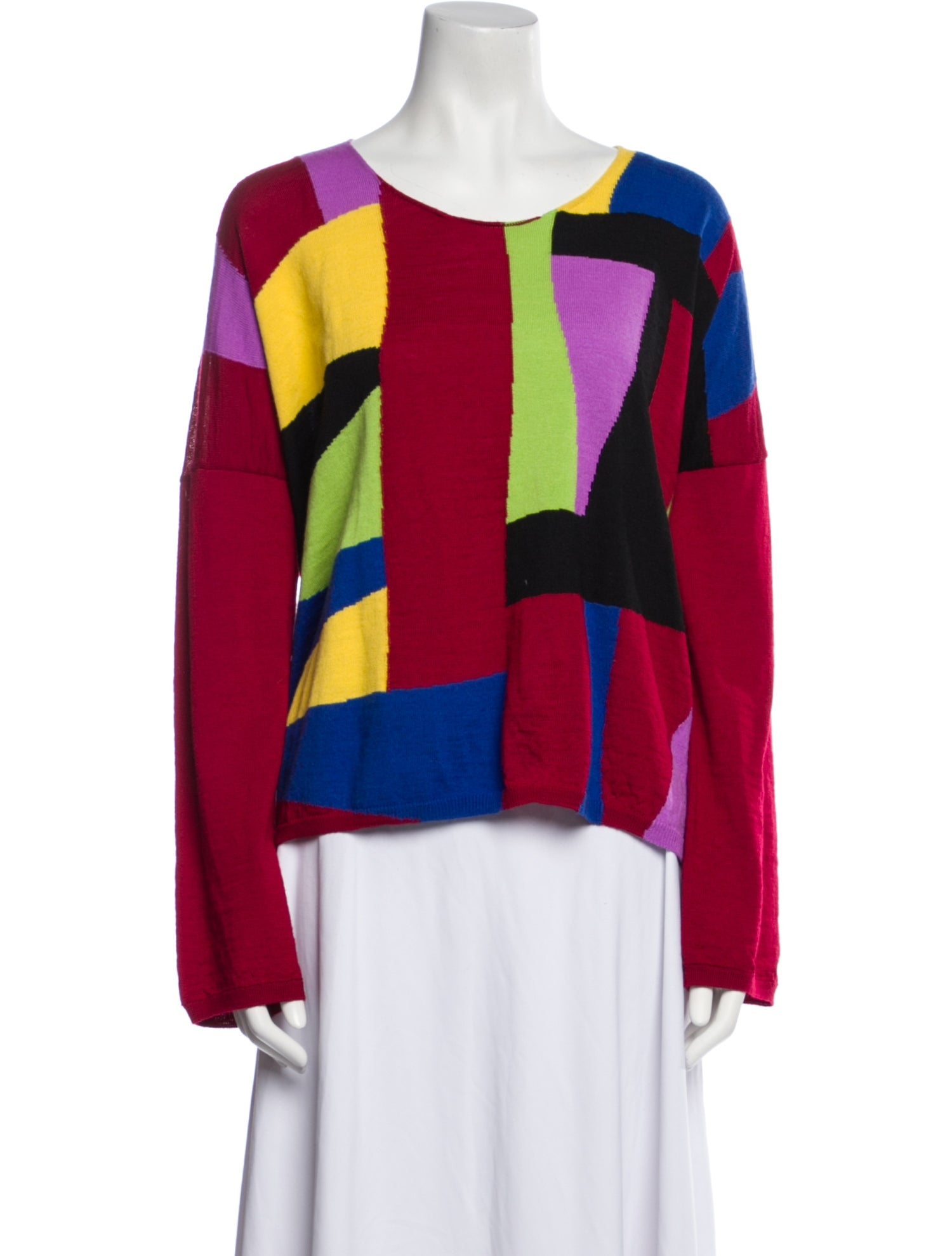 Comme des Garçons Comme des Garçons Printed Scoop Neck Sweater