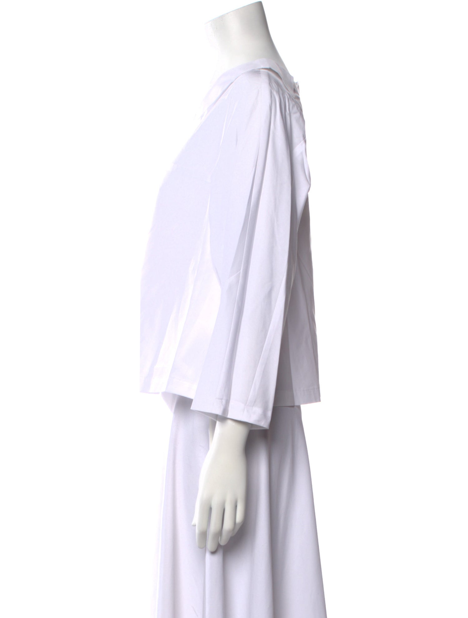 Comme des Garçons Comme des Garçons Square Neckline Three-Quarter Sleeve Top w/ Tags