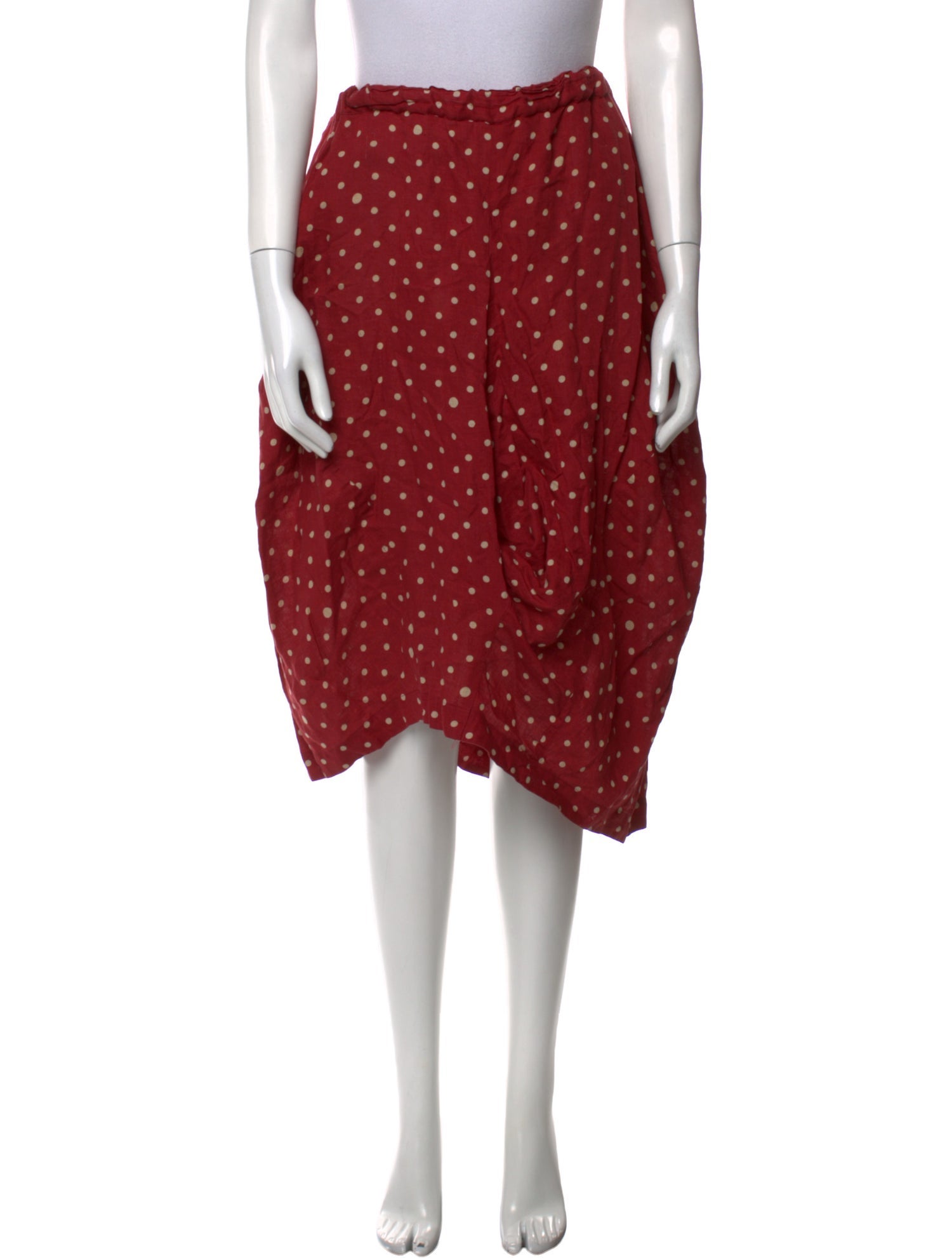 Comme des Garçons Comme des Garçons Linen Knee-Length Skirt