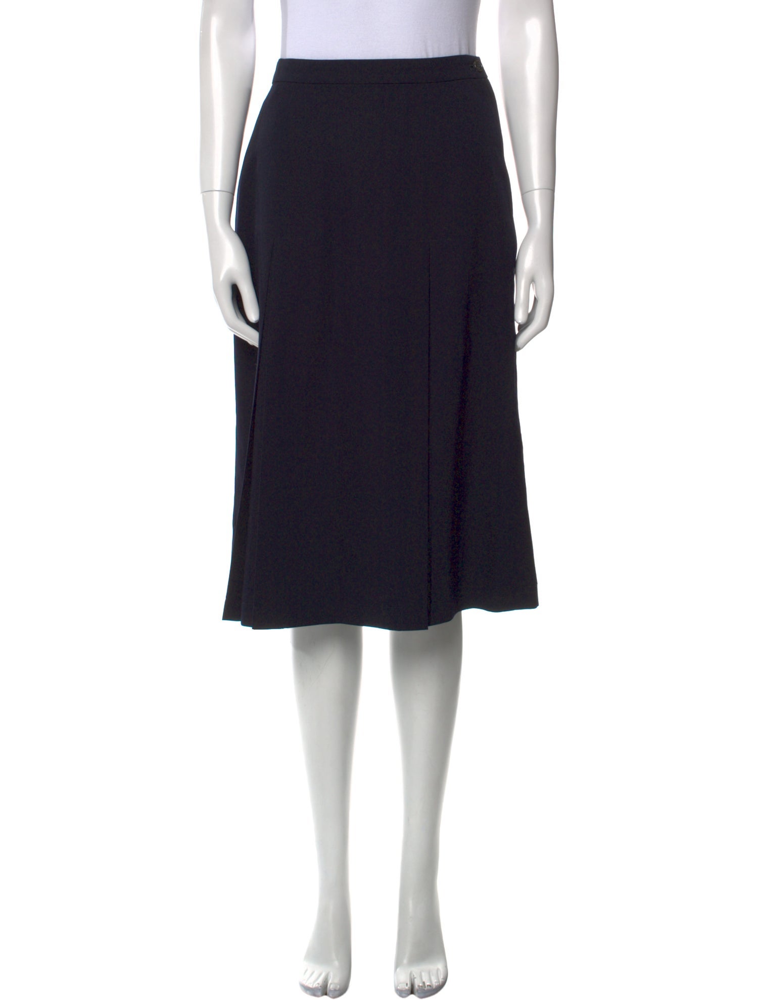 Comme des Garçons Comme des Garçons Wool Knee-Length Skirt