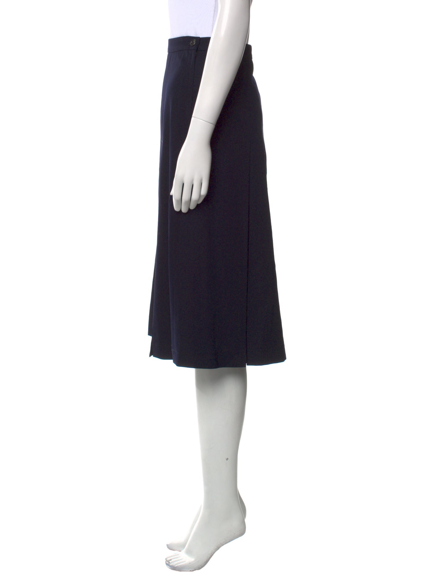 Comme des Garçons Comme des Garçons Wool Knee-Length Skirt