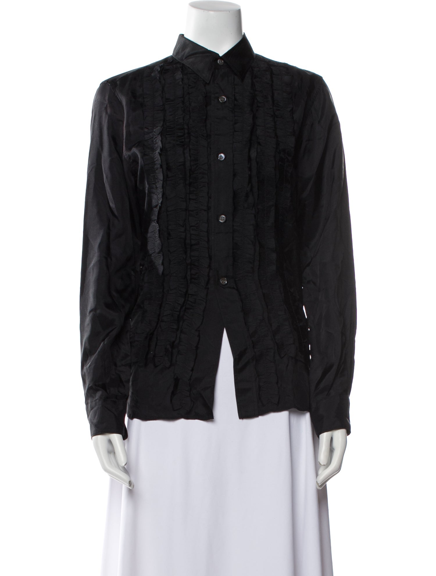 Comme des Garçons Comme des Garçons Long Sleeve Button-Up Top