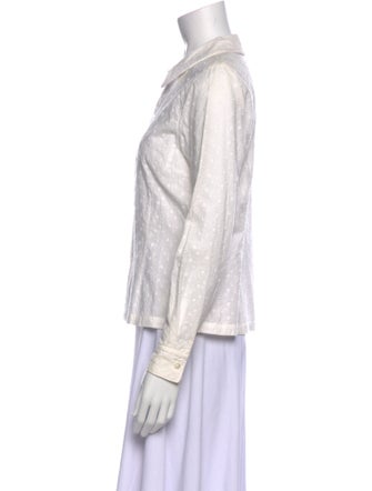 Comme des Garçons Comme des Garçons Long Sleeve Button-Up Top