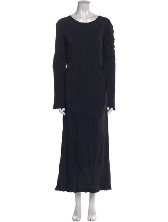 Comme des Garçons Comme des Garçons Scoop Neck Long Dress