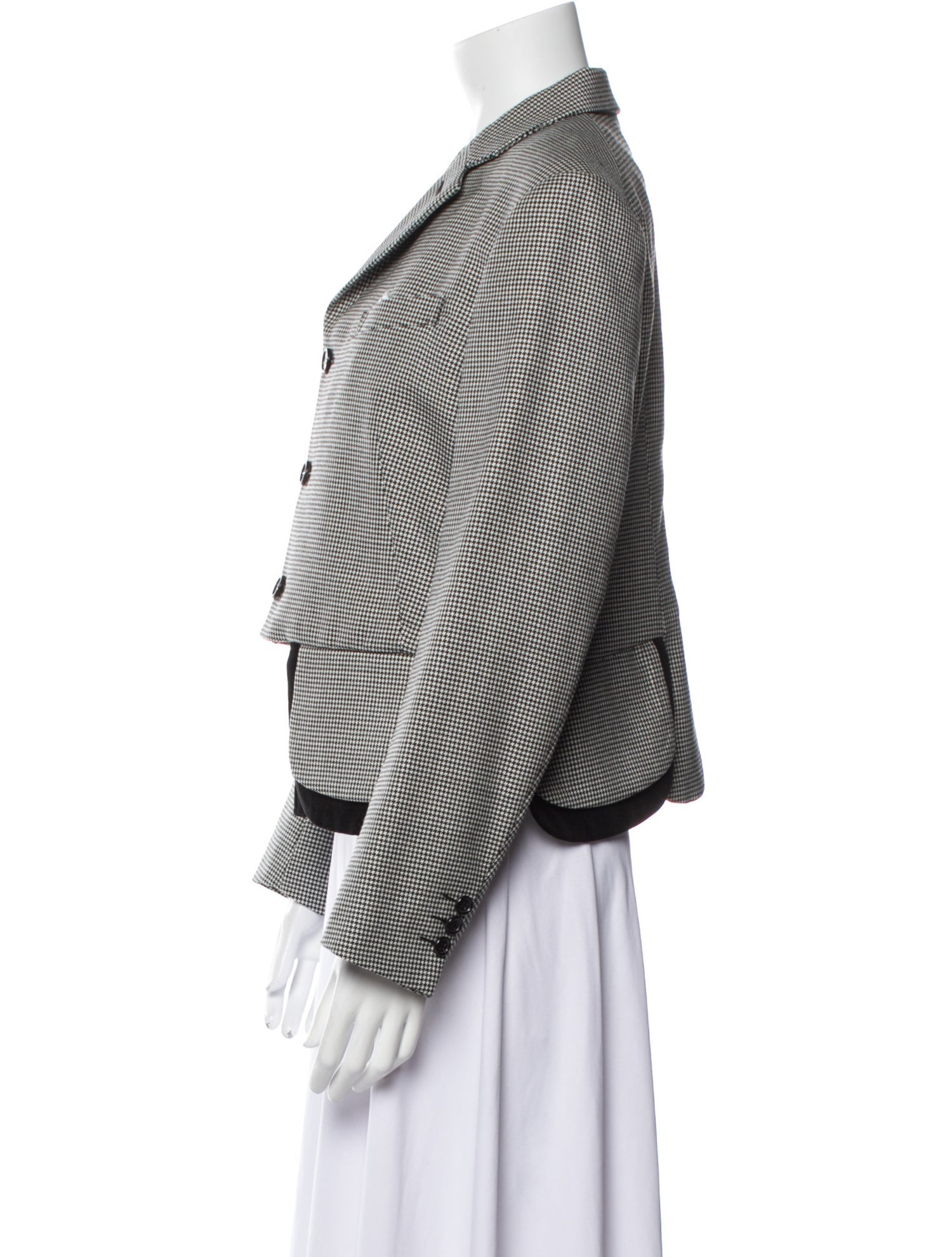 Comme des Garçons Comme des Garçons Wool Houndstooth Print Blazer w/ Tags