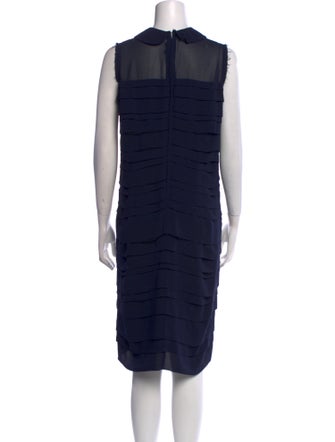 Comme des Garçons Comme des Garçons Mock Neck Knee-Length Dress