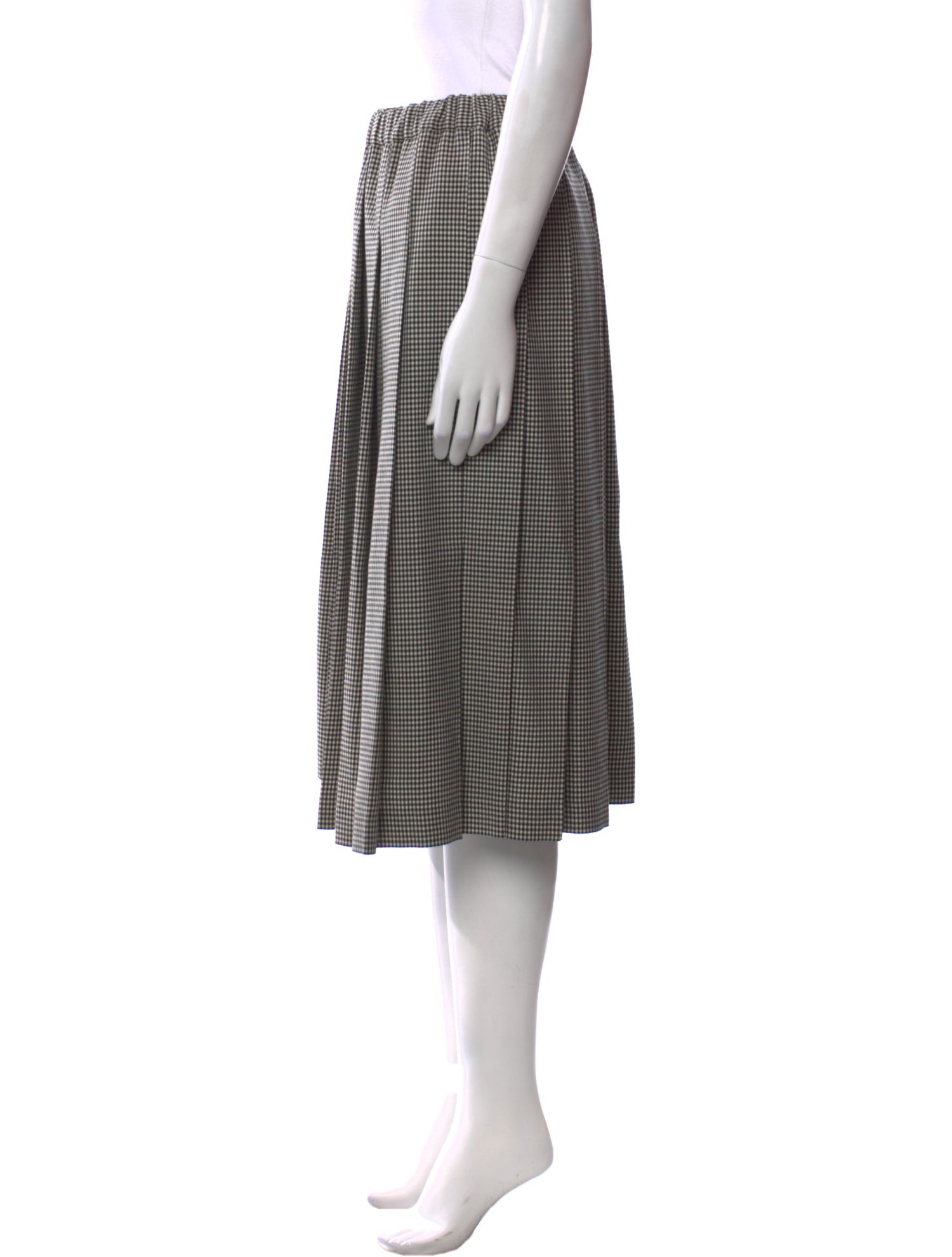 Comme des Garçons Comme des Garçons Wool Knee-Length Skirt