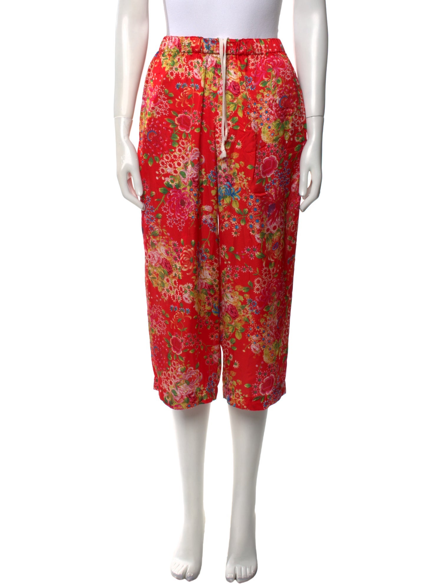 Comme des Garçons Comme des Garçons Floral Print Straight Leg Pants w/ Tags