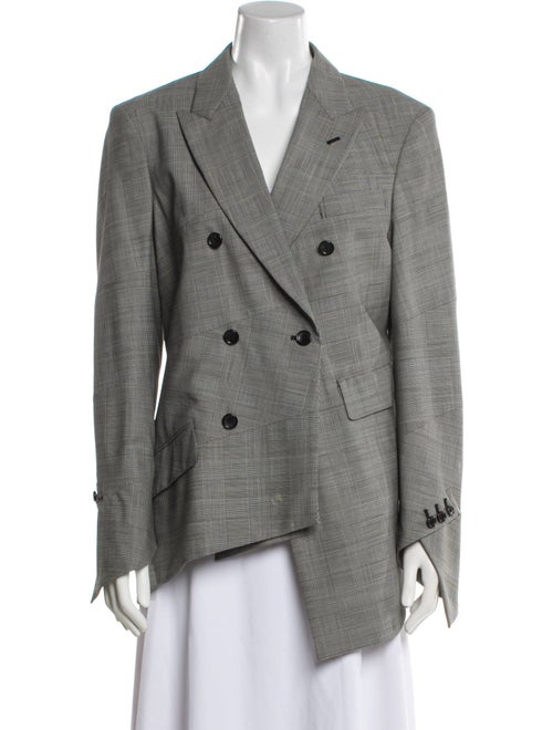 Comme des Garçons Comme des Garçons Wool Plaid Print Blazer