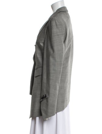 Comme des Garçons Comme des Garçons Wool Plaid Print Blazer