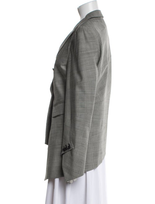 Comme des Garçons Comme des Garçons Wool Plaid Print Blazer