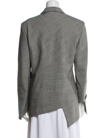 Comme des Garçons Comme des Garçons Wool Plaid Print Blazer