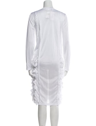 Comme des Garçons Comme des Garçons Crew Neck Knee-Length Dress