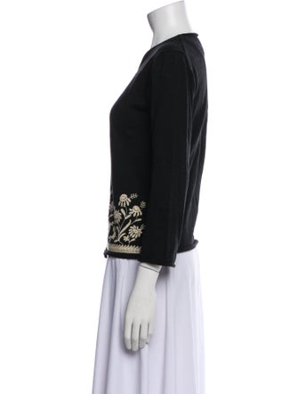 Comme des Garçons Comme des Garçons Wool Floral Print Evening Jacket