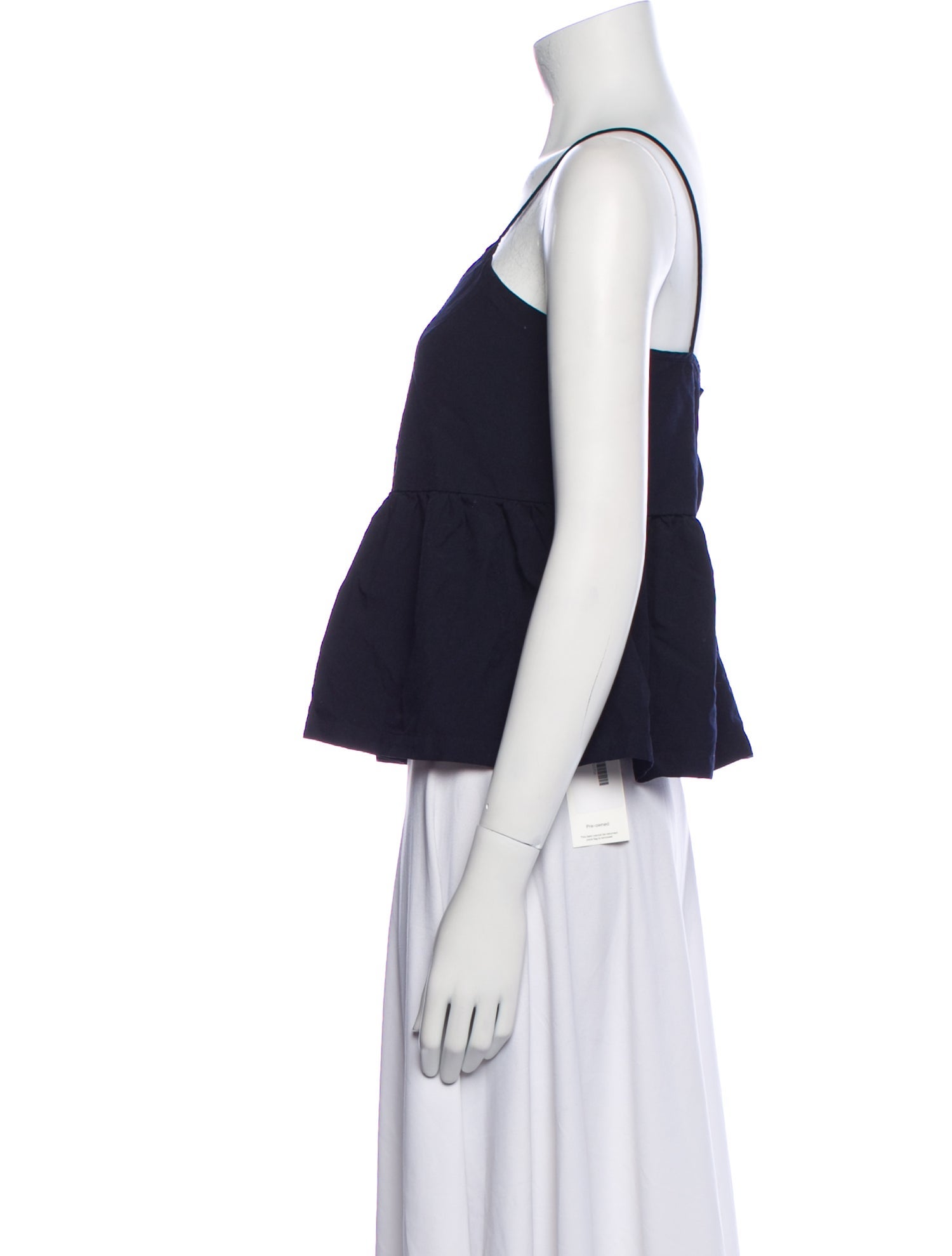 Comme des Garçons Comme des Garçons 2022 Square Neckline Crop Top