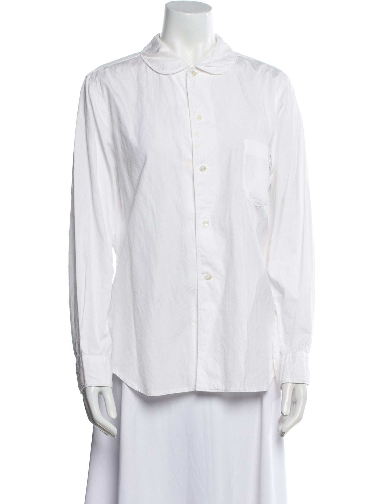 Comme des Garçons Comme des Garçons Long Sleeve Button-Up Top