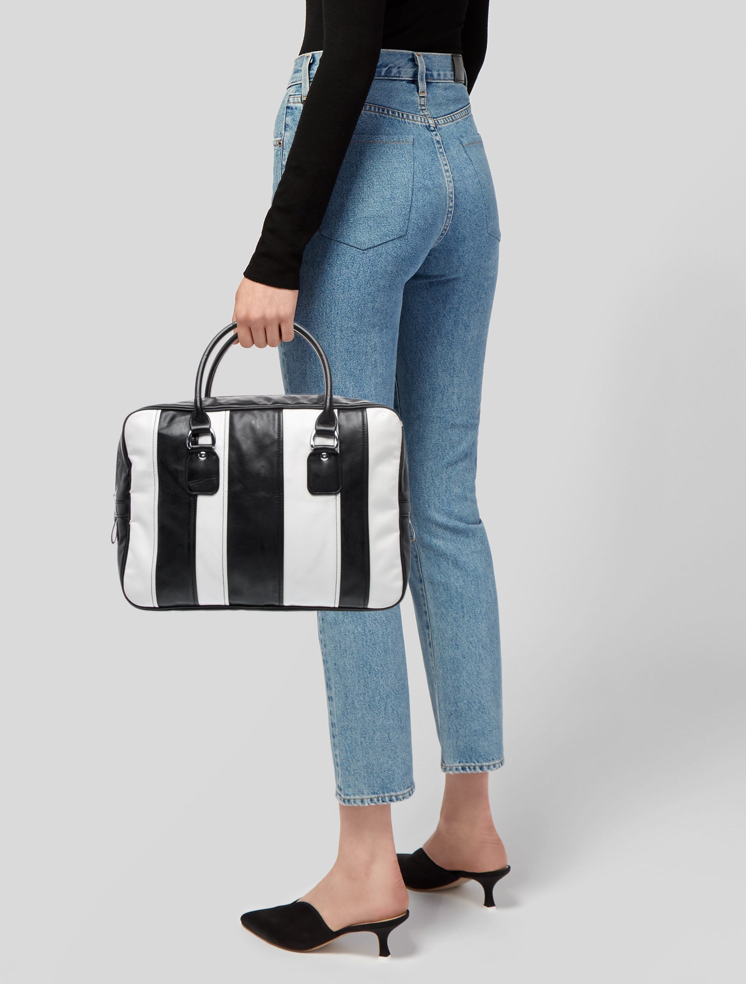 Comme des Garçons Comme des Garçons Leather Top Handle Bag