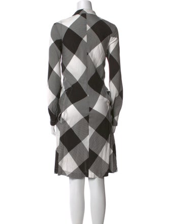 Comme des Garçons Comme des Garçons Plaid Print Midi Length Dress