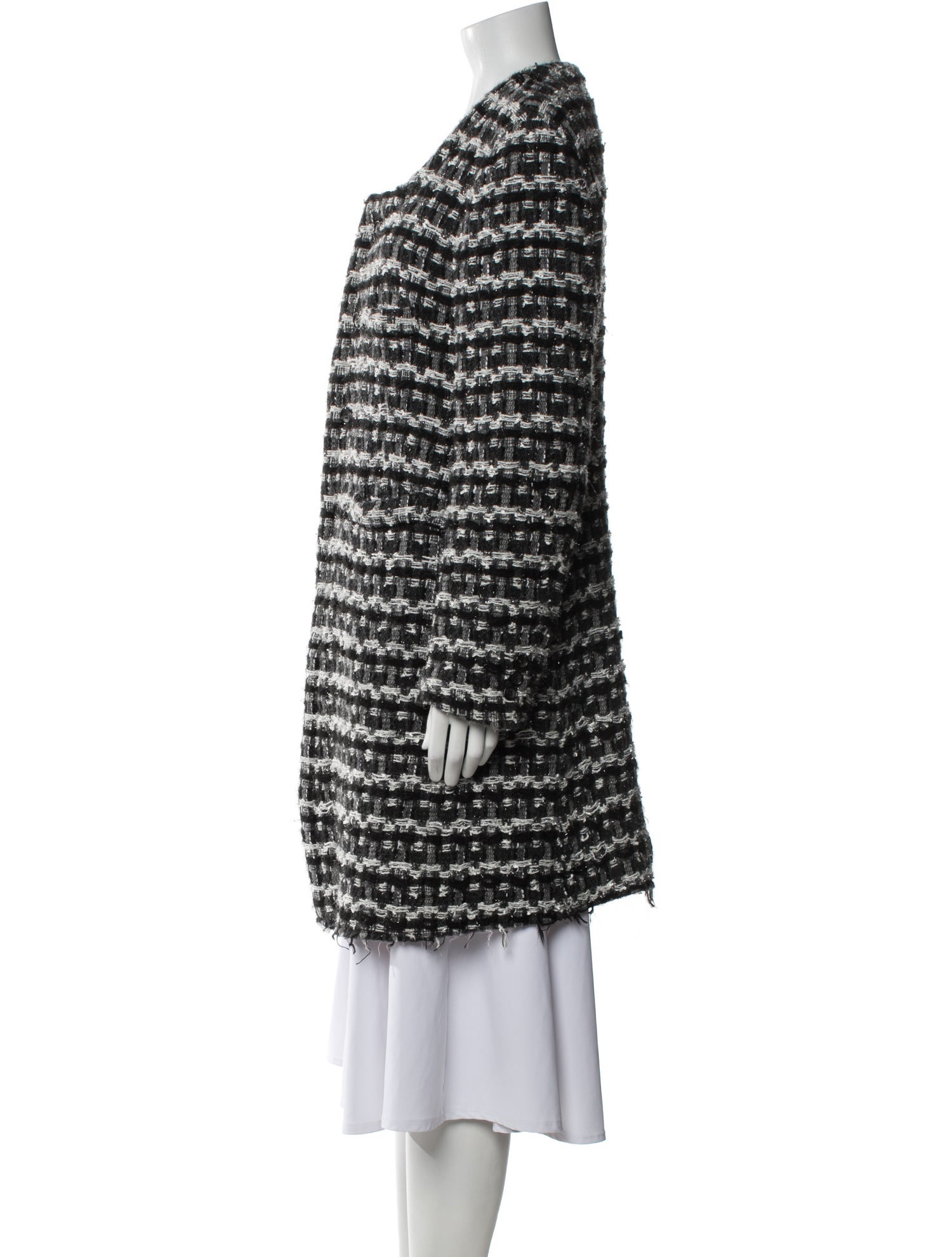 Comme des Garçons Comme des Garçons Wool Tweed Pattern Coat