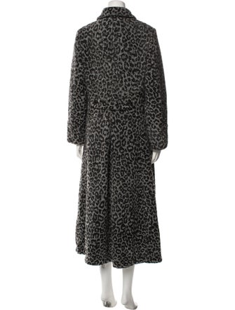 Comme des Garçons Comme des Garçons Wool Animal Print Coat