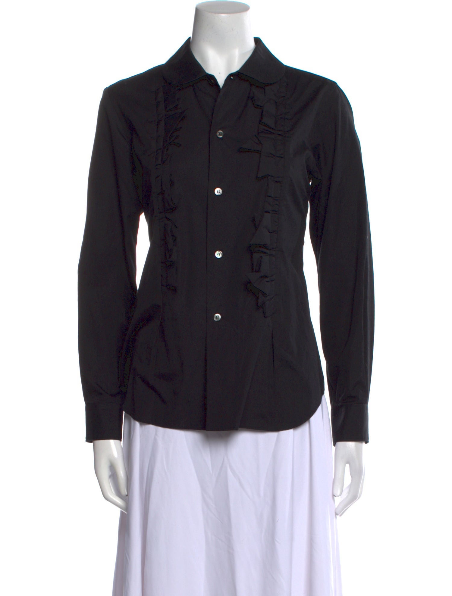 Comme des Garçons Comme des Garçons Long Sleeve Button-Up Top