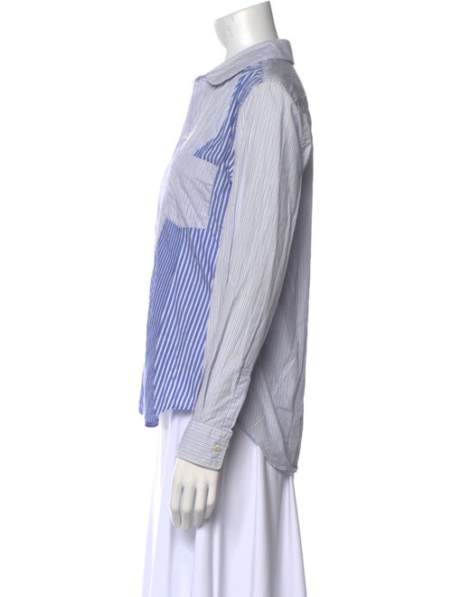 Comme des Garçons Comme des Garçons Striped Long Sleeve Button-Up Top