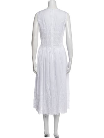 Comme des Garçons Comme des Garçons Crew Neck Long Dress