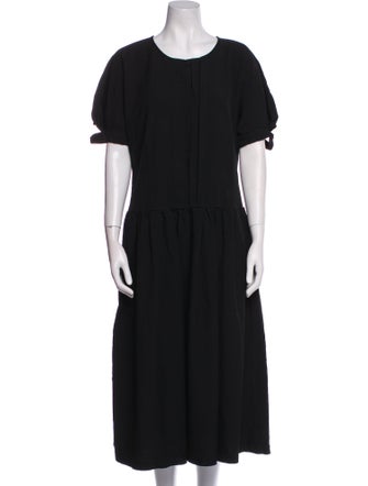 Comme des Garçons Comme des Garçons Crew Neck Long Dress