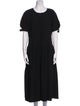 Comme des Garçons Comme des Garçons Crew Neck Long Dress