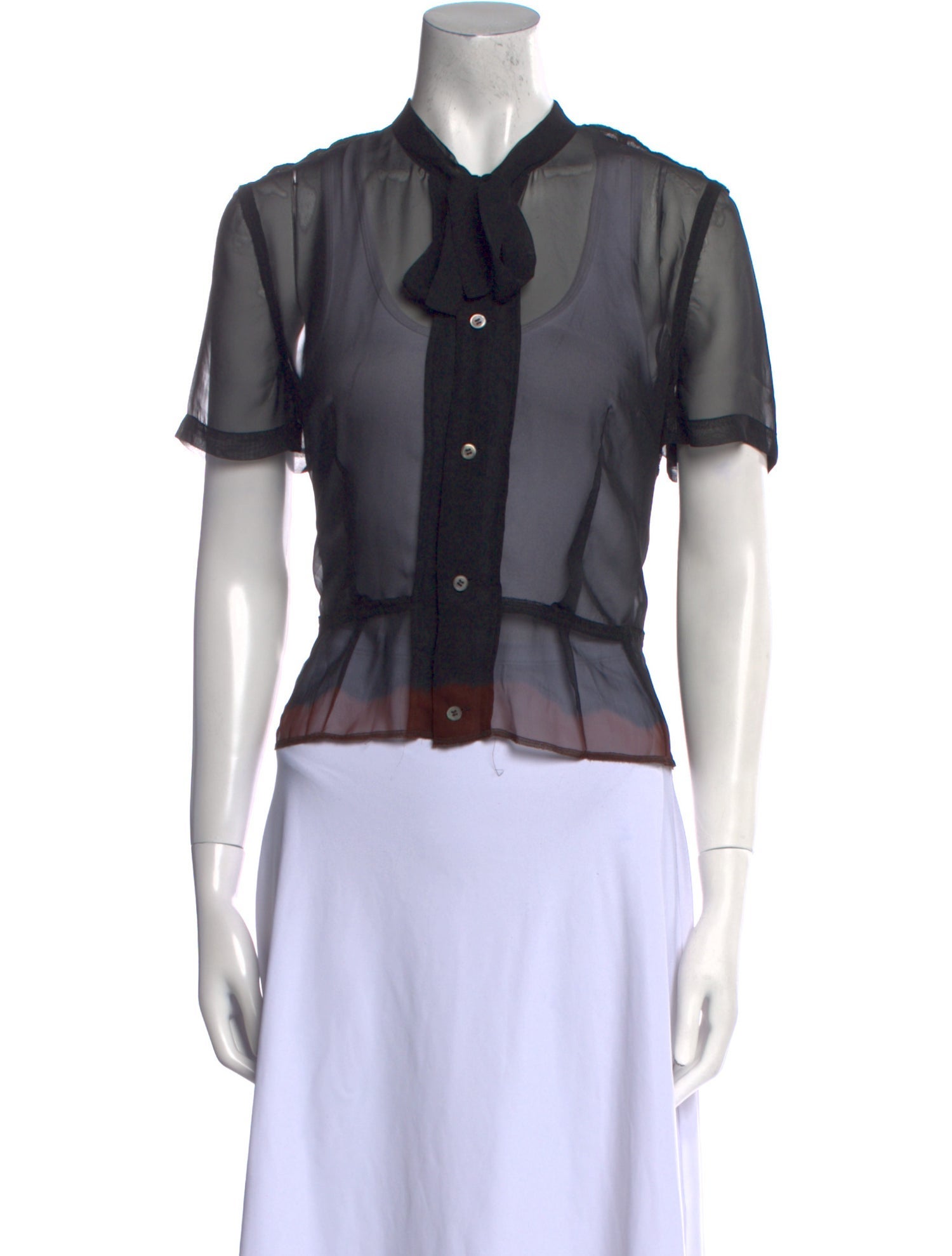 Comme des Garçons Comme des Garçons Short Sleeve Button-Up Top