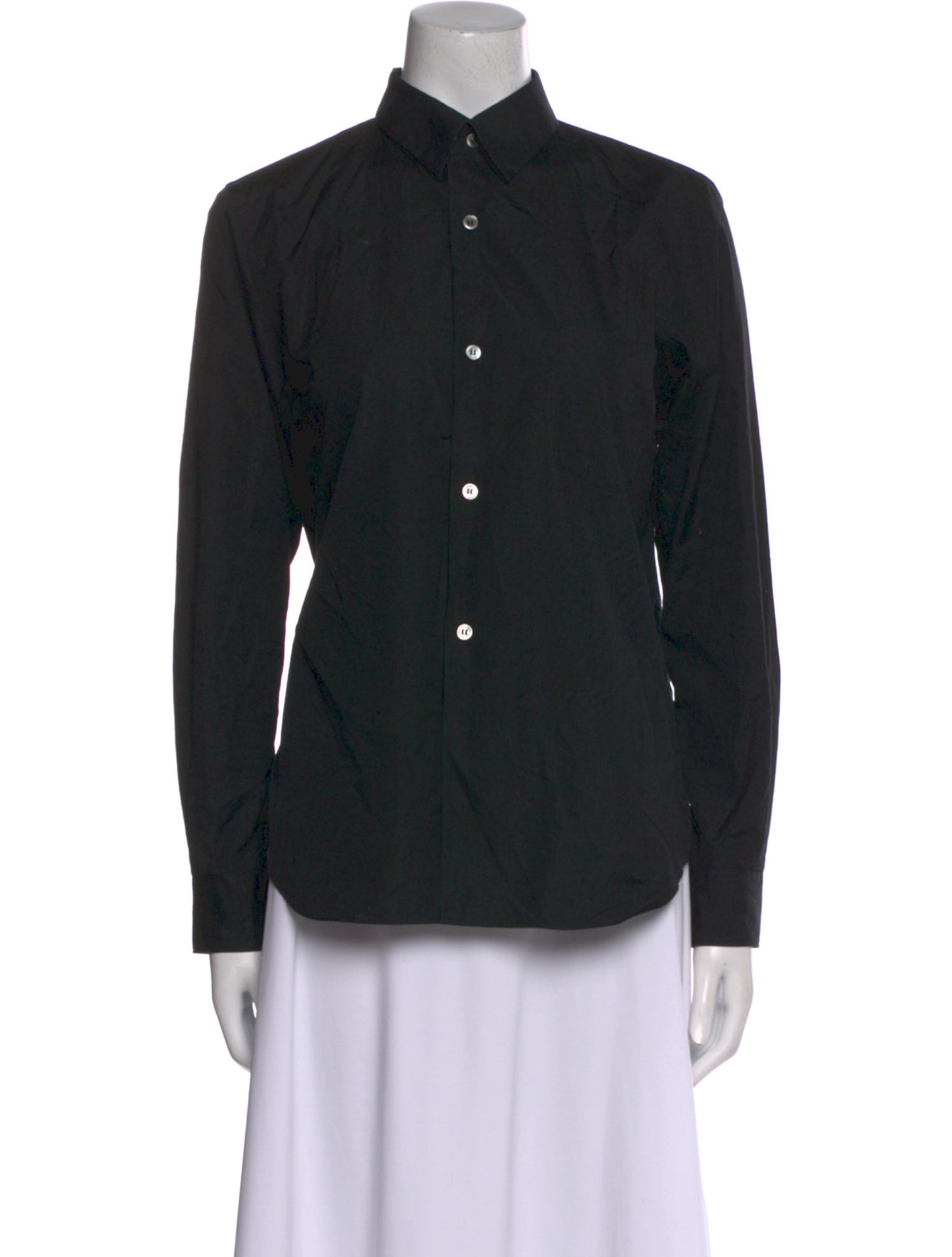 Comme des Garçons Comme des Garçons Long Sleeve Button-Up Top