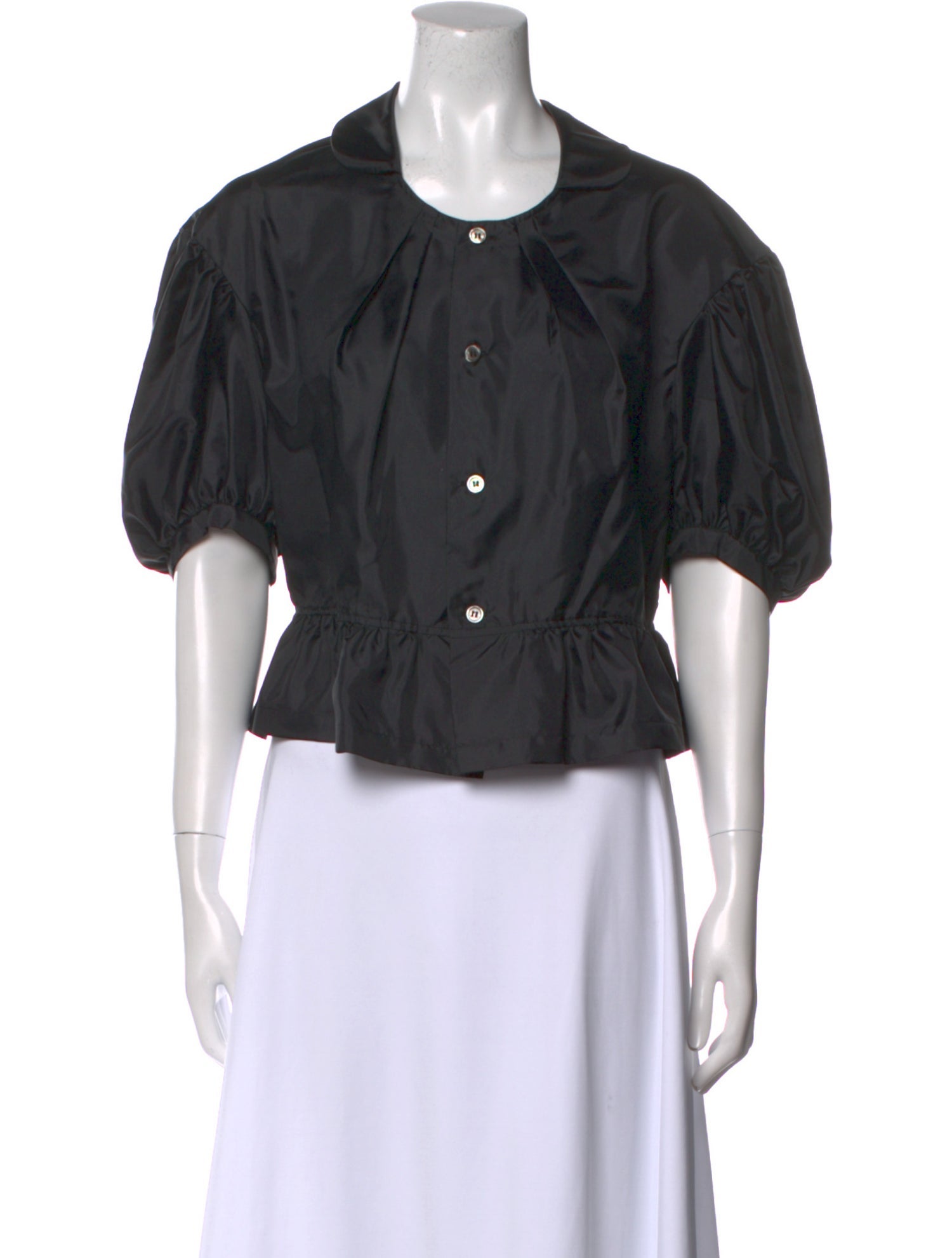 Comme des Garçons Comme des Garçons Crew Neck Short Sleeve Crop Top