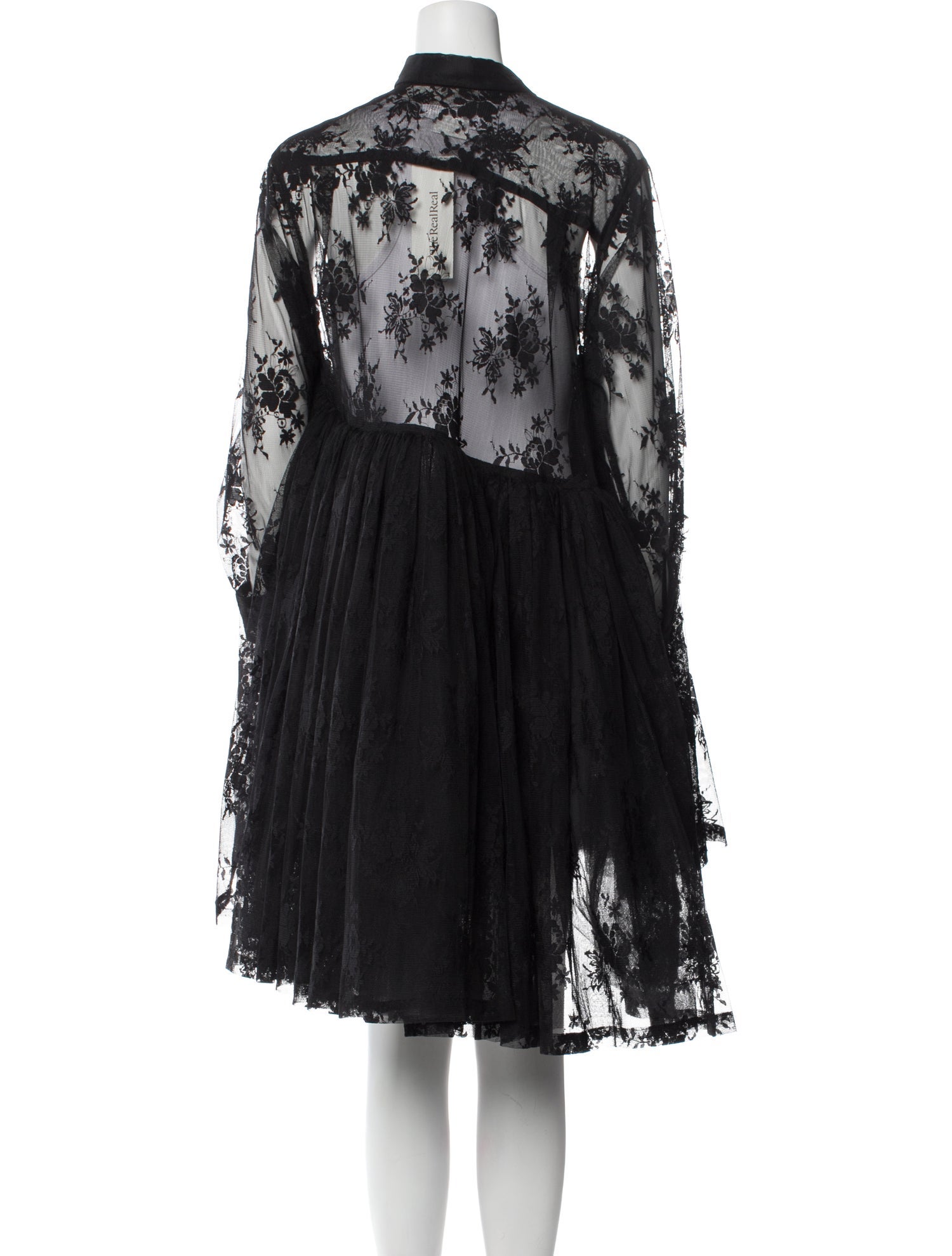 Comme des Garçons Comme des Garçons Lace Pattern Mini Dress