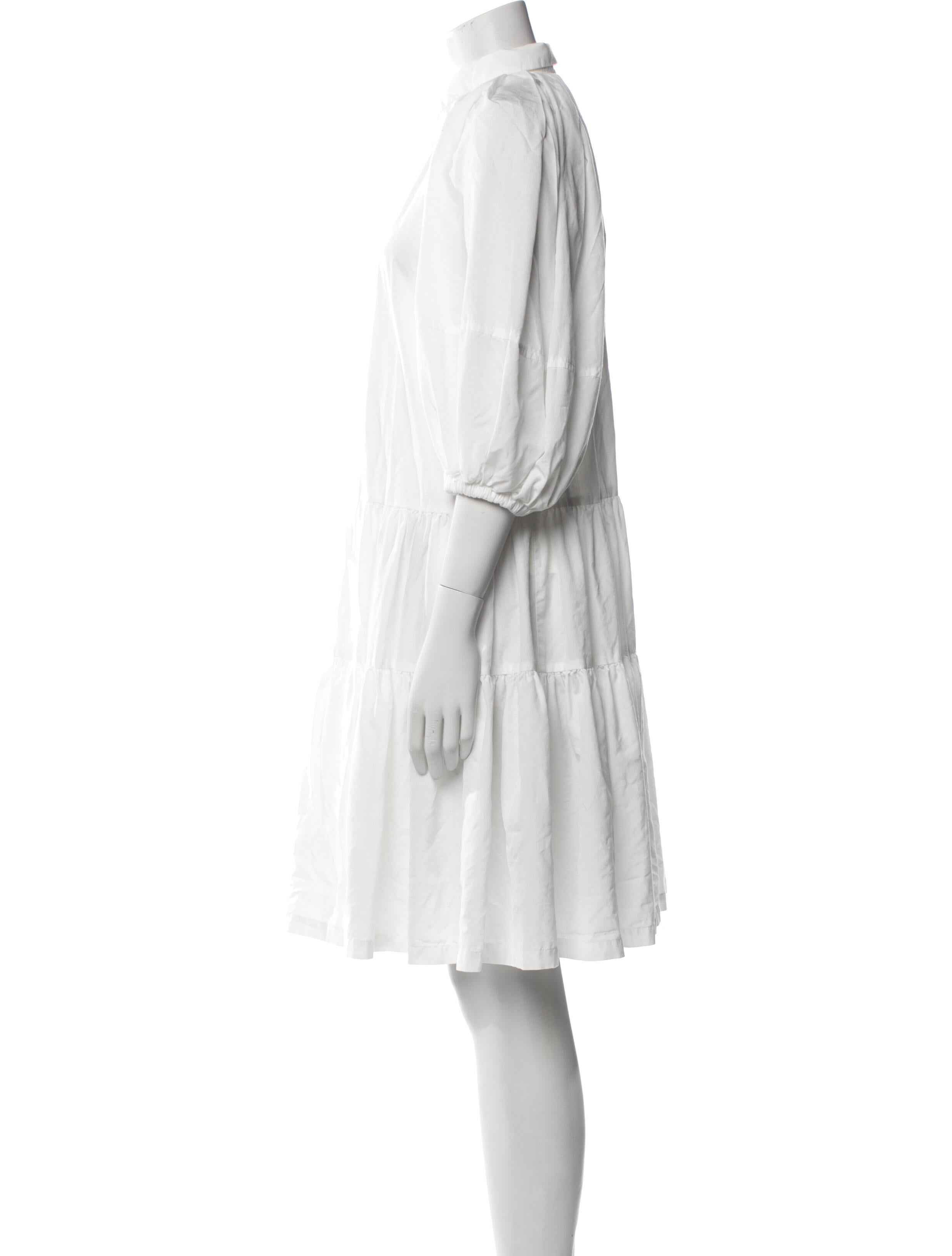 Comme des Garçons Comme des Garçons Mock Neck Knee-Length Dress