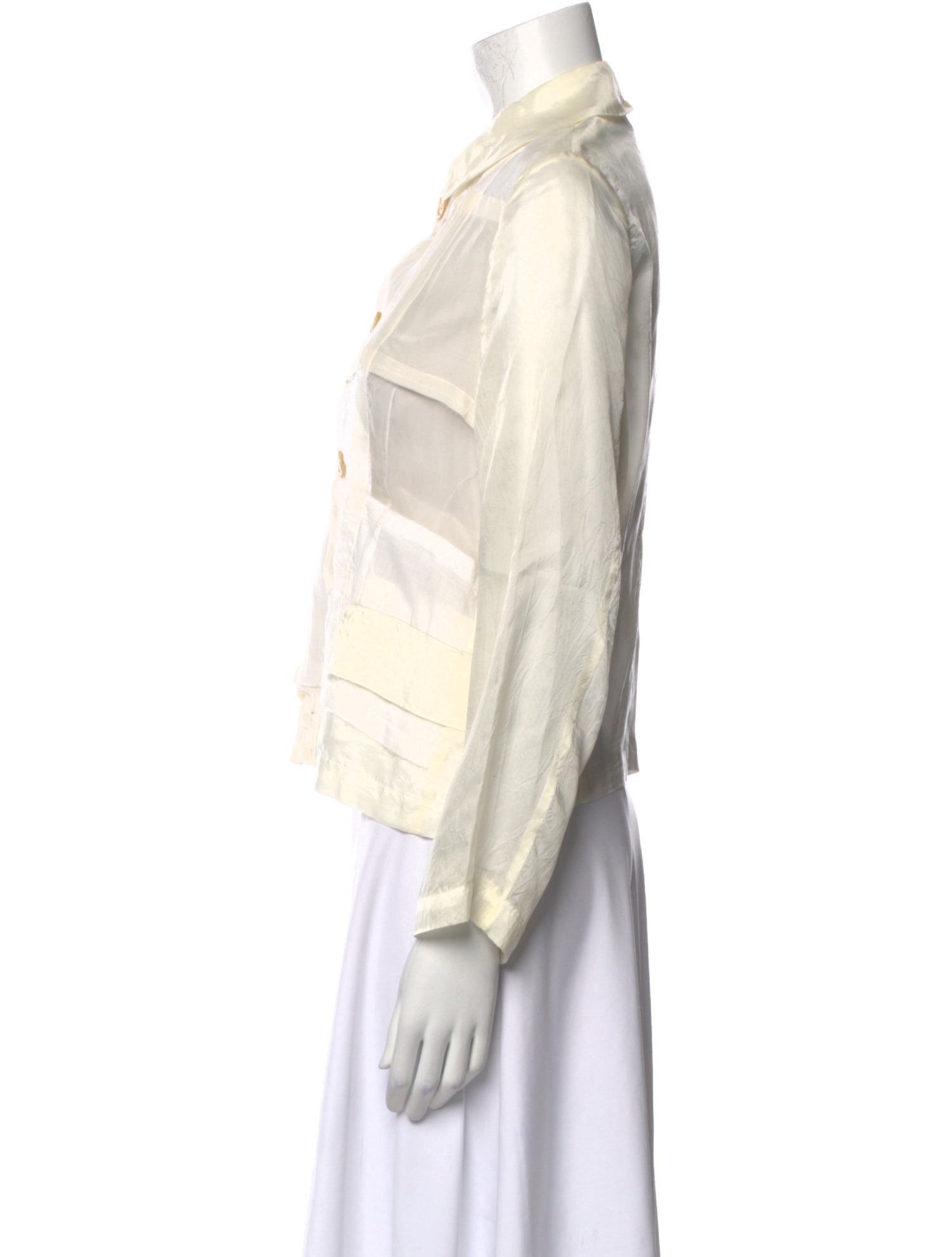 Comme des Garçons Comme des Garçons Long Sleeve Button-Up Top