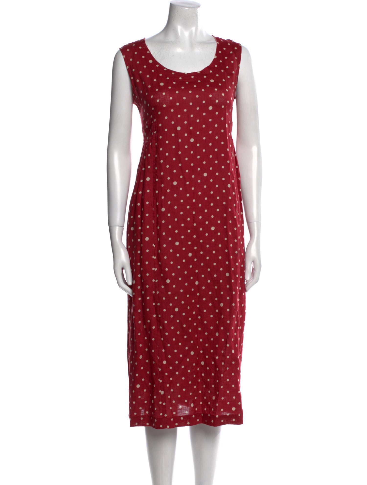 Comme des Garçons Comme des Garçons Linen Midi Length Dress