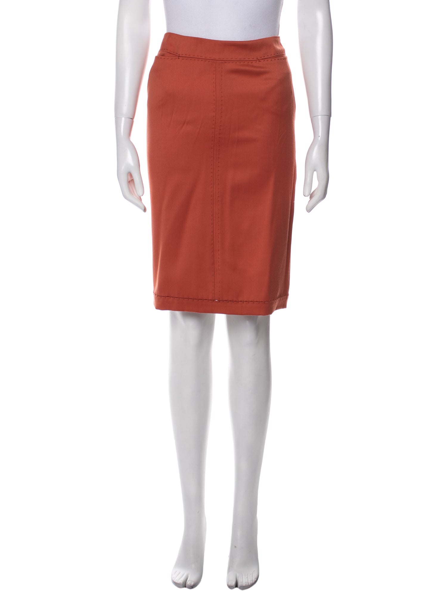 Chado by Ralph Rucci Vintage Knee-Length Skirt